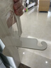 离草 书立架书架桌上书挡板书靠书支架置物架隔书靠书板书隔板T型架子金属铁书立 珍珠白（高17.2cm） 实拍图
