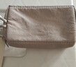MUJI 褶皱肌理锦纶 收纳包 旅行 便携 化妆包 洗漱包首饰 零钱包  单手开合扁平收纳包 粉红色 S 12.5*10.3cm 实拍图