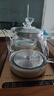 友家铺子（Biooner）全自动上水电热水壶烧水壶电茶壶煮泡茶家用办公茶台一体茶桌嵌入式茶具套装 1L 底部上水- 三件套（  37*20cm ） 实拍图