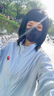 奥克云全脸防晒面罩女防紫外线2026新款夏季透气口罩冰丝凉感黑色2只装 实拍图