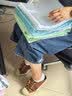 离草11孔文件袋透明资料袋十一孔活页袋A4文件保护袋发票袋内页分页袋搭配孔夹升级加厚60个开学必备 实拍图