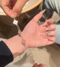 芭比（Barbie）段宴同款【施华洛世奇元素水晶】幸运四叶草手链女生日礼物送女友 实拍图