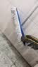 巨成云 尘推拖把蓝白60cm带杆整套 商场大堂平板拖棉纱加厚粗线拖布 实拍图