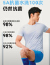 京东京造【100 超轻速干】运动t恤夏季户外跑步健身短袖男 丹宁蓝2.0 XL 实拍图