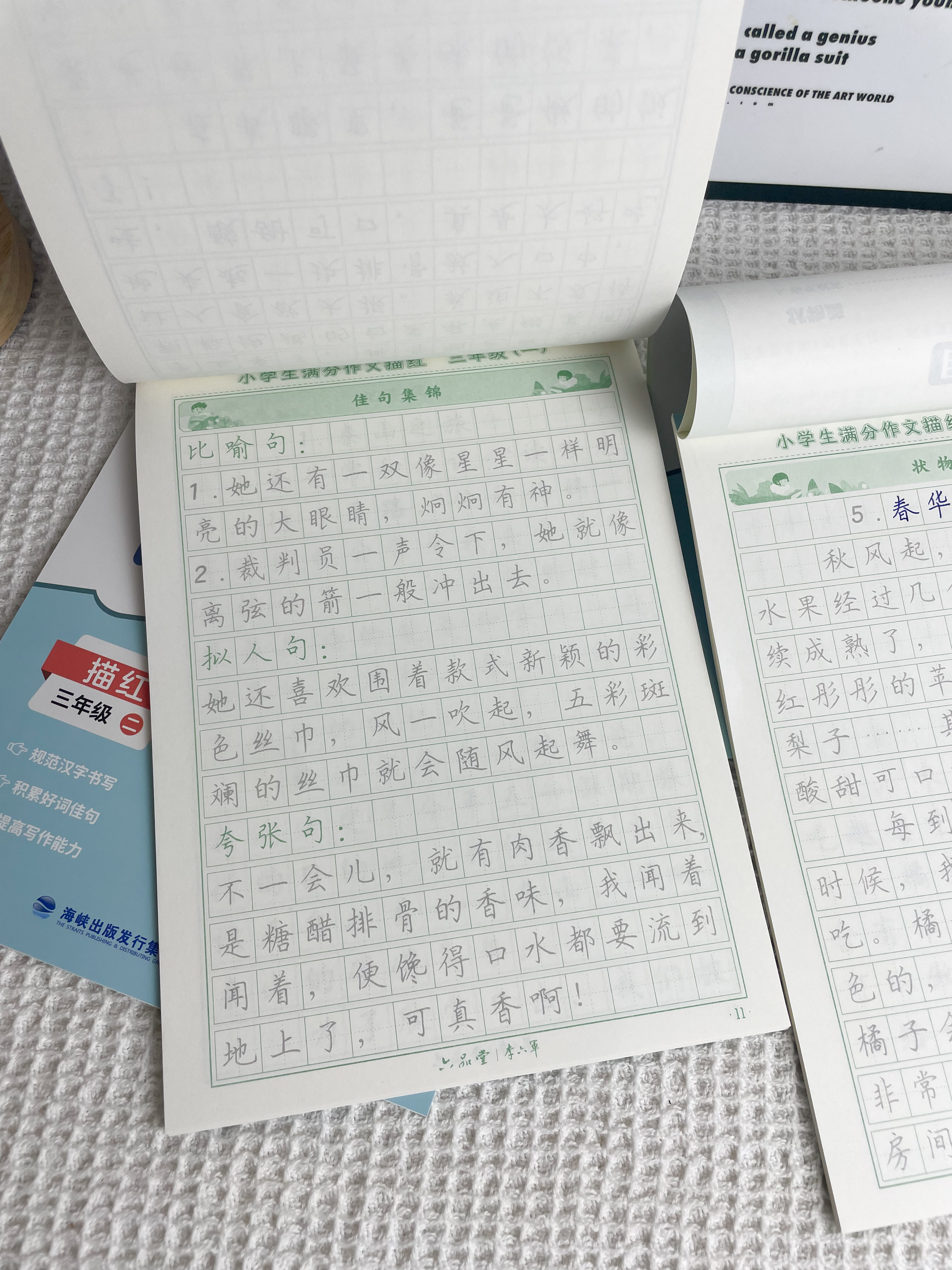 六品堂满分作文练字帖小学生专用字帖三年级语文每日一练好词好句优美句子积累练习钢笔硬笔书法练字本 实拍图