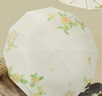 蕉下（beneunder）防紫外线遮阳伞三折双层黑胶晴雨伞防晒伞BM011花椿 实拍图