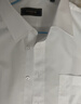 雅戈尔（YOUNGOR）短袖衬衫男免烫衬衫棉涤面料抗皱平整易打理新品 白色GSNP19001BJA 41 （175/96A） 实拍图