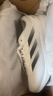 adidas DURAMO RC超轻透湿排汗缓震网面透气体测跑鞋男女阿迪达斯   白色/黑色   42 实拍图