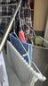 衣架成人加粗防滑加厚学生宿舍无痕挂衣架家用衣服晾衣架撑子衣挂 40cm平肩带钩（四季款） 5支装（颜色随机） 实拍图
