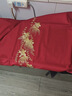 水星家纺结婚床上四件套全棉100%红色婚庆床单被套新婚礼物中式刺绣1.8m床 实拍图