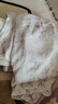 婧麒（JOYNCLEON）月子服夏薄款竹棉孕妇睡衣产后哺乳待产胸垫家居服 蓝L Jyz157092 实拍图