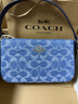 蔻驰（COACH）【品牌直供】女士NOLITA 19经典标志单肩手提麻将包靛蓝色CDE31 实拍图