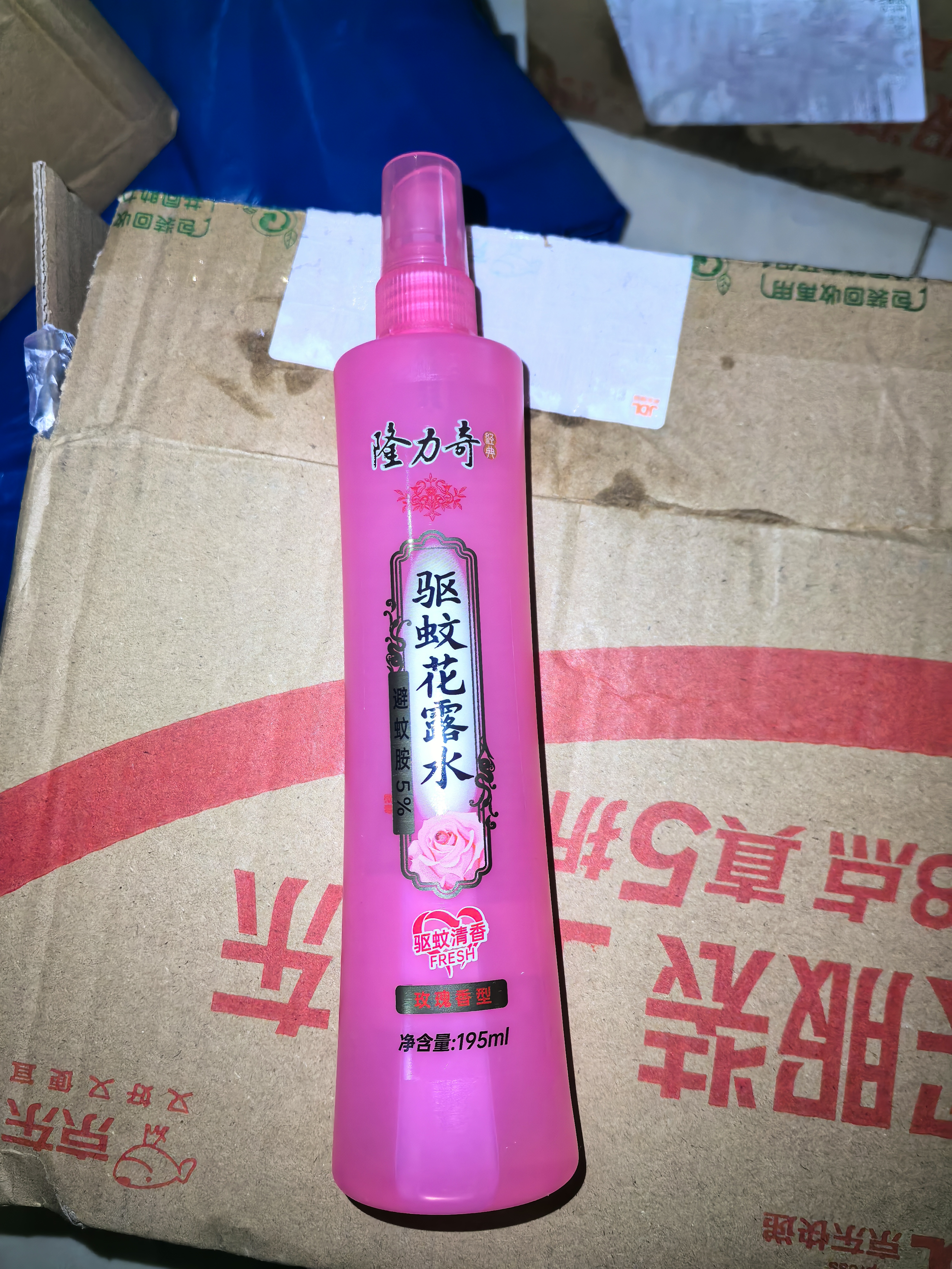 隆力奇驱蚊花露水桂花香型驱蚊液防蚊虫喷雾户外家用男女士大瓶195ml 实拍图