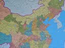 【大幅精装版】2026中国地图挂图 约1.8米*1.3米 高档仿红木挂杆 无拼接 办公室会议室书房客厅精品装饰挂图挂画墙贴 实拍图