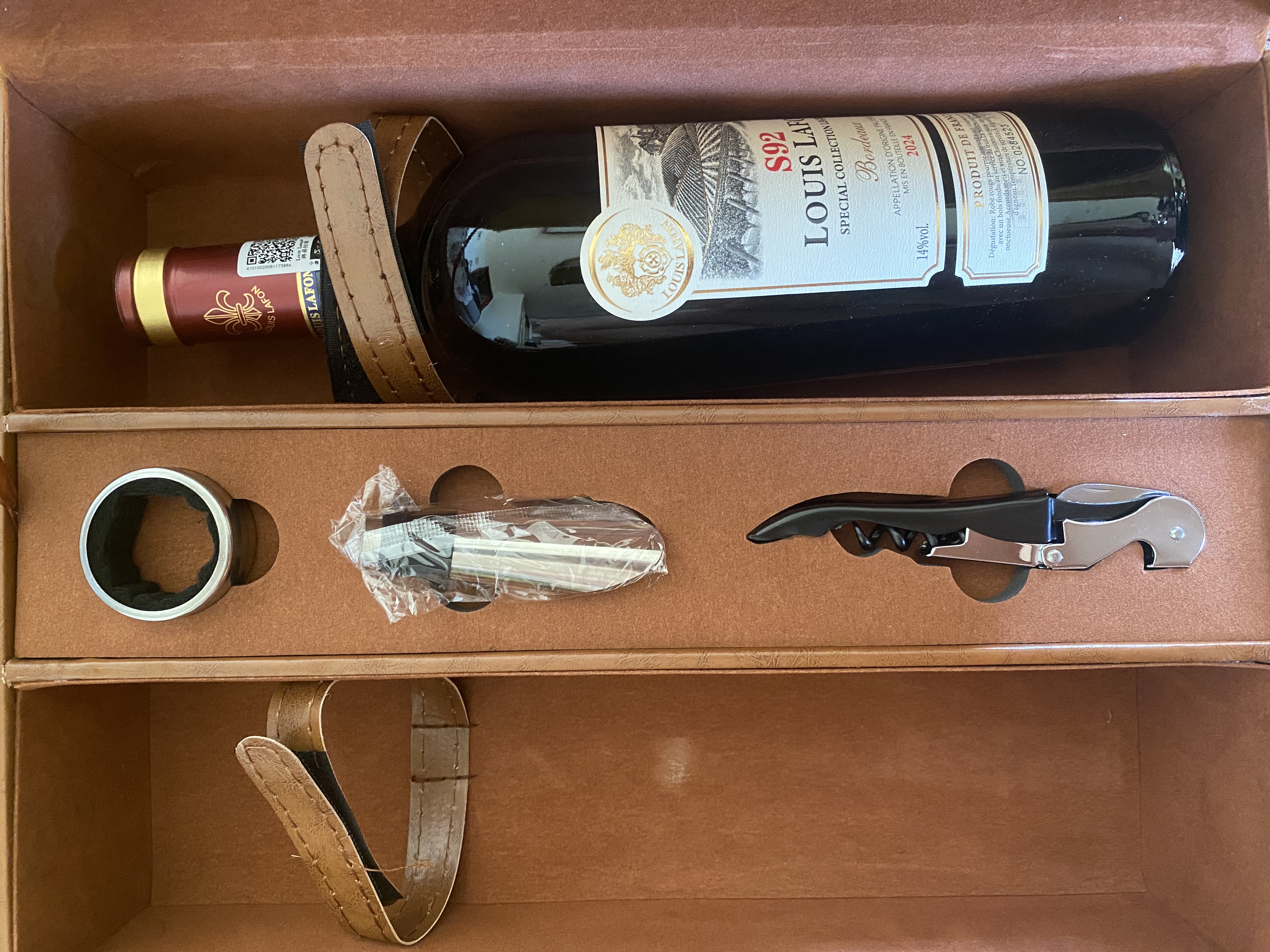 路易拉菲（LOUIS LAFON）法国原瓶进口红酒S92波尔多AOP干红葡萄酒 750ml*2双支礼盒送礼 实拍图