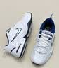 耐克轻便训练鞋秋季健身缓震老爹鞋NIKE AIR MONARCH 4 415445 102白色/金属银/深藏青 38 (240mm) 实拍图