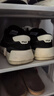 FILA FUSION斐乐女鞋帆布鞋女 低帮板鞋POP轻质帆布鞋休闲运动鞋女 黑-BK 35.5 实拍图