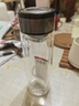 【京东物流配送】高硼硅双层玻璃杯大容量泡茶杯水杯子茶水分离杯 【活动】350ml1只 实拍图