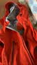 迪卡侬（DECATHLON）硬壳冲锋衣男女春秋登山防风防水单层夹克风衣运动外套MH500 霞光橙（男女同款）- 亚洲款 新款上市 加内胆选大一码 M 实拍图
