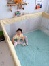M-CASTLE婴儿围栏地上免安装爬爬垫护栏客厅围栏一键折叠室内儿童游戏乐园 游乐园|免安装|不占空间 长1.5米*宽1.5米*高77cm 实拍图