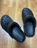 CROCS卡骆驰洞洞鞋贝雅洞洞鞋轻便运动鞋耐磨一脚蹬拖鞋休闲鞋|10126 黑色-001 40 (250mm) 实拍图