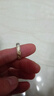 中国黄金（CHINA GOLD）足银999卷草纹戒指心经开口实心复古内壁心经男女款生日礼物 足银卷草纹【约4g】 实拍图