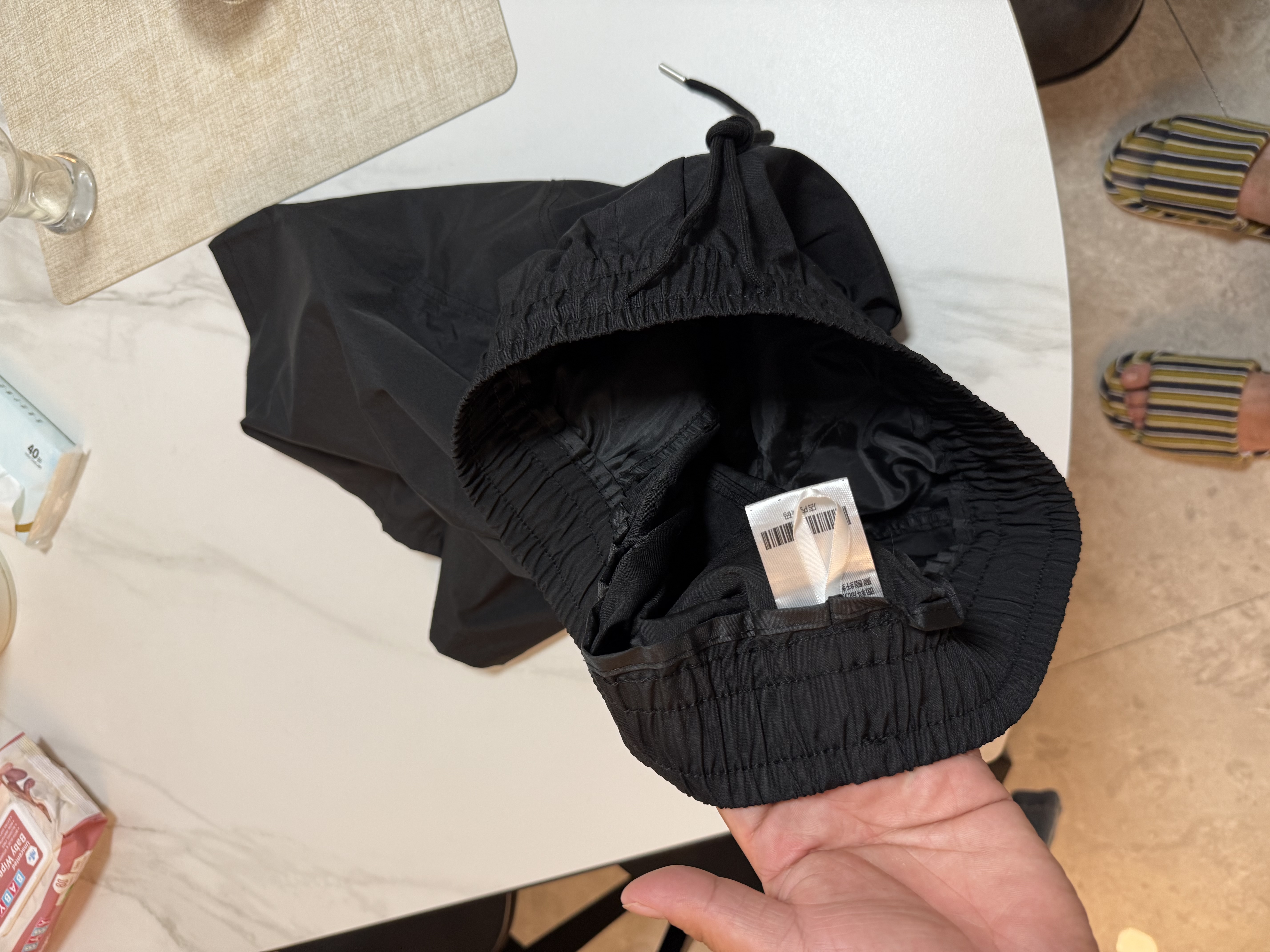 Homlean户外工装短裤男夏季薄款休闲美式速干透气运动裤子HJ55黑色3XL 实拍图