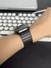 JINGZ适用苹果手表iwatch s10/s11表带纯钛金属ultra3/2钛合金apple watch磁吸9/8/7/6米兰尼斯夏季男女 新【黑色】纯钛丨磁吸45/46/44/49mm 实拍图