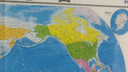 高清政区地图套装共2张 中国地图+世界地图（尺寸约1.1*0.8米 防水覆膜 学生地理学习 专用版）办公室、家庭、客厅挂图 大尺寸墙贴挂画墙面装饰画 美丽中国 多彩世界 实拍图