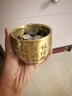 上善若水黄铜百福铜缸全聚宝盆摆件马年吉祥铜器铜聚财缸摆件全黄铜米缸 一缸金【百福款】中号 320g 实拍图