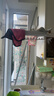 四季沐歌晾衣架折叠壁挂阳台伸缩晾衣杆室内晒衣架凉衣服晒被子神器 【免打孔安装/铝合金】钢琴白4段-可伸缩 实拍图