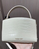 CHARLES&KEITH鳄鱼纹凯莉包手提斜挎婚包包女包生日礼物送女友CK2-50270880-1 Ivory象牙色 S 实拍图