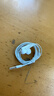 联想（Lenovo）有线耳机 HIFI音质高解析音频带麦降噪直播k歌唱歌音乐运动半入耳式游戏电脑耳机3.5mm YF01白色 实拍图