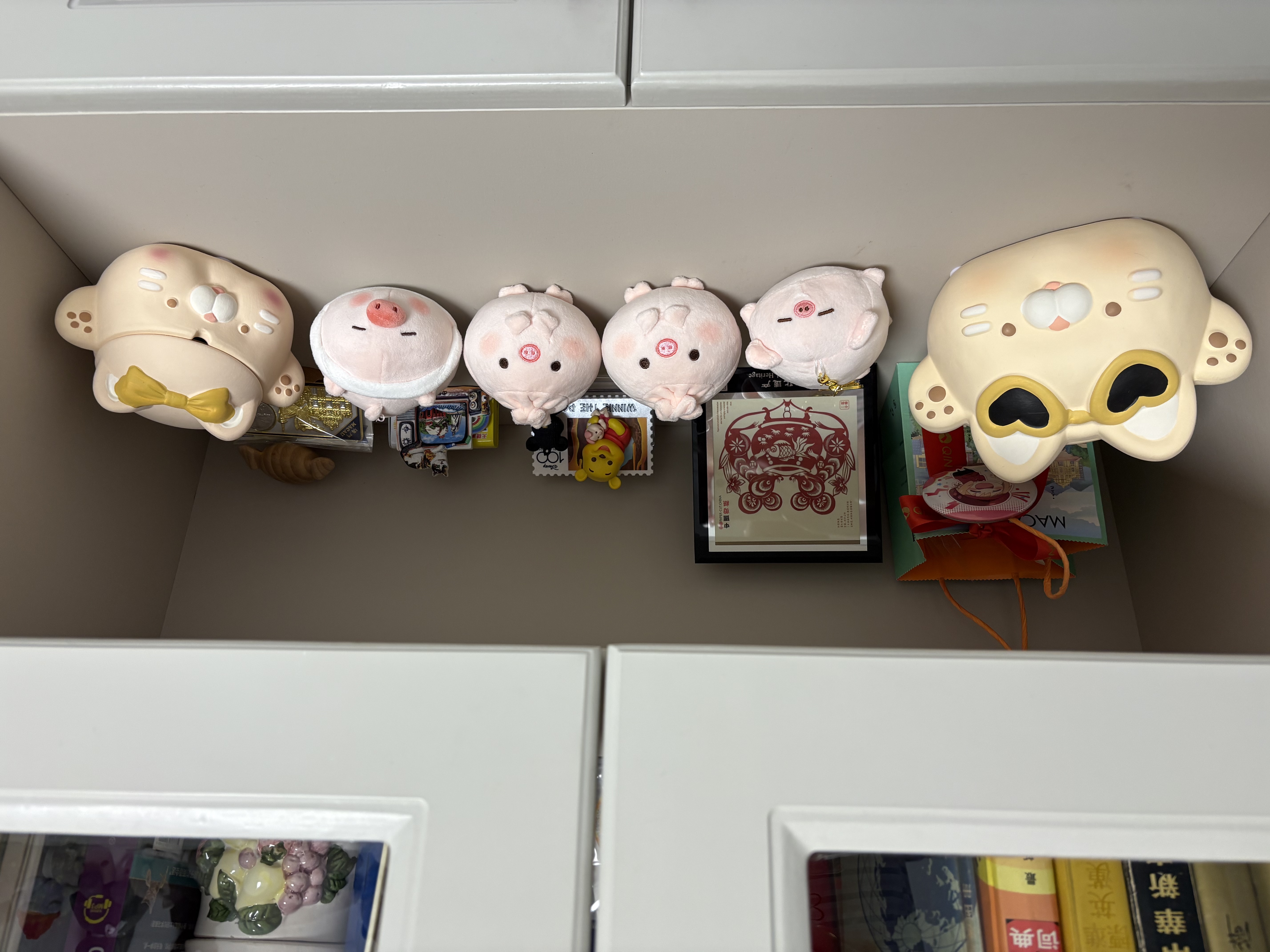 名创优品（MINISO）B-BO猪小猪玩偶抱枕毛绒娃娃田曦薇代言周边生日礼物送女生午睡枕 捏捏猪挂件-小猪肉包 实拍图