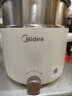 美的（Midea）电煮锅 0涂层不锈钢 宿舍小电锅 多功能家用宿舍泡面小火锅 2.6L蒸煮一体电热锅 XZC2066G 配蒸笼 实拍图
