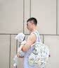 爱宝适妈咪包双肩包多功能背奶包大容量外出轻便母婴包奶爸包香蕉M400 实拍图