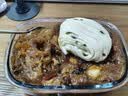 希乐扣饭盒微波炉可加热玻璃保鲜盒大容量餐盒上班族带饭 长圆三隔900ml 实拍图