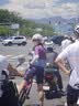 VALORE AOE新月骑行服背带短裤公路自行车夏季双箭头坐垫减震女士新款多巴胺 新月深蓝女款背带短裤 S 实拍图