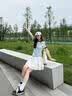 梵昇昱包包女2026波点新款日韩大容量韩版韩系托特单肩学生少女百搭通勤 休闲波点托特【奶油白+双挂件】 实拍图