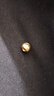 温亭A款足金999金珠黄金小金珠金豆古法金珠DIY配件散珠转运珠3mm金珠 3mm金珠 多颗约0.17g 实拍图