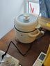 美的（Midea）电煮锅 泡面火锅宿舍小电锅 电蒸锅 多功能家用电热锅 2.6L蒸煮一体 小型2-3人用 配带蒸笼XZE2076 实拍图