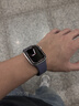 Apple/苹果 Watch S11 智能手表GPS款46毫米银色铝金属表壳雾紫色运动型表带M/L MEVX4CH/B 实拍图