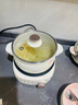 美的（Midea）电煮锅 电火锅 电热锅 电炒锅 分体式可拆洗 2.6L小电锅 学生宿舍多功能锅泡面锅 XZC2088S 配蒸笼 实拍图