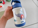 膳魔师（THERMOS）儿童吸管保温杯316L不锈钢把手学生杯幼儿园婴儿水杯TCKC 实拍图