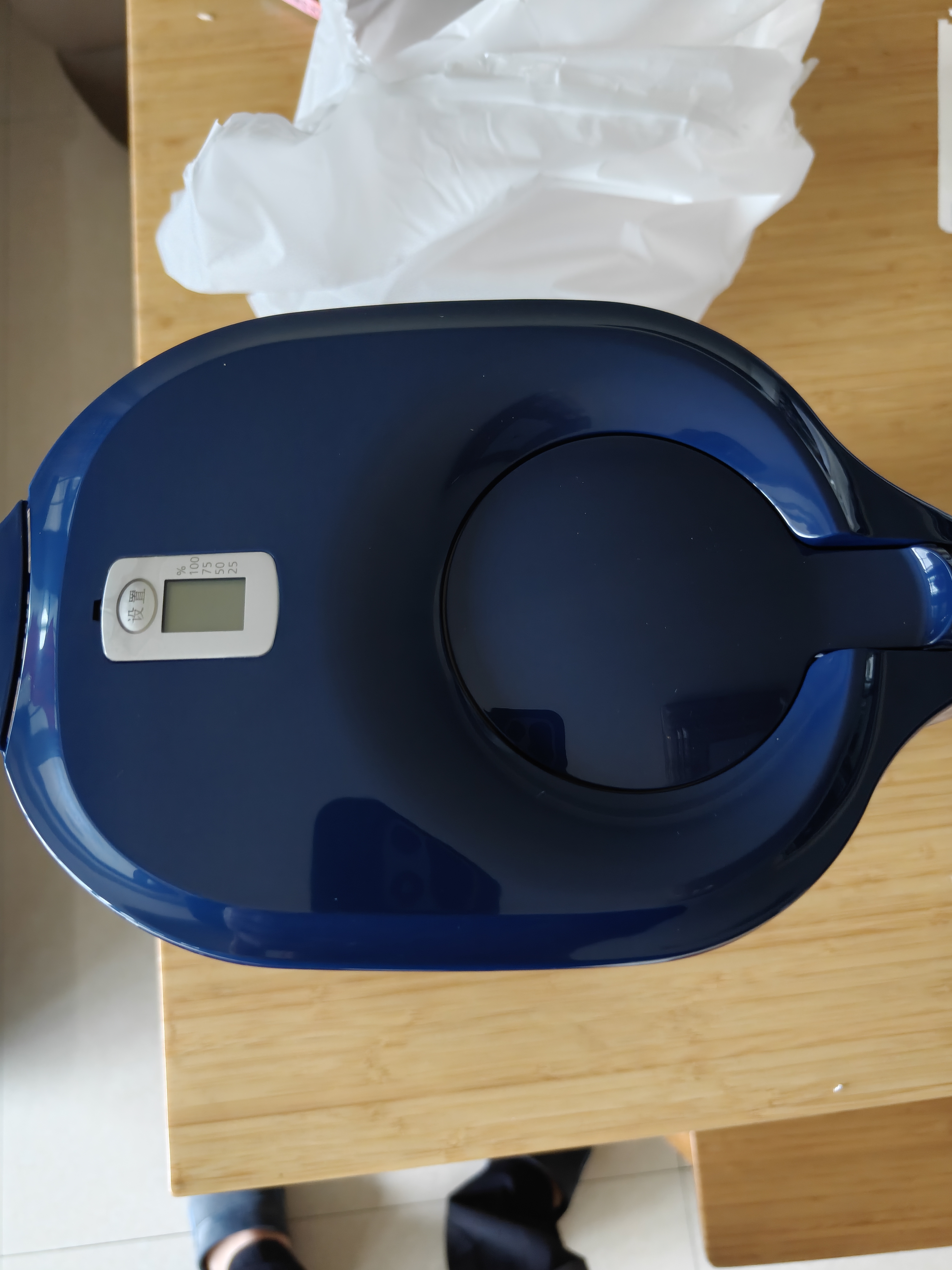 松下（Panasonic）滤水壶3.5L升级款一壶六芯蓝色家用自来水过滤器净水壶 实拍图