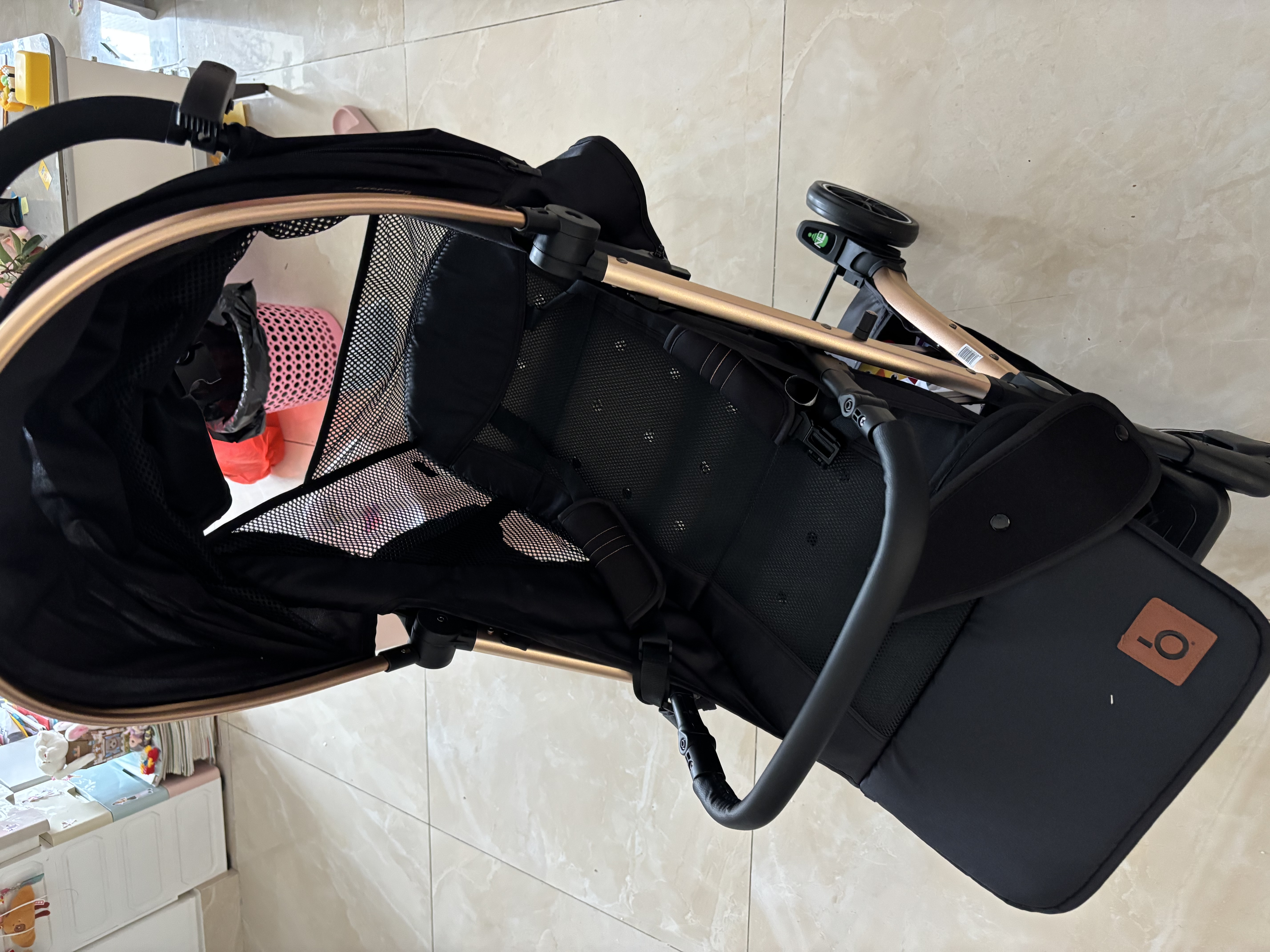 宝宝好QZ1-PRO婴儿推车轻便折叠婴儿车0-3岁可坐可躺高景观婴儿车拉杆车 QZ1-PRO（宇宙黑）晒单礼+大礼包 实拍图