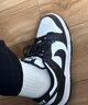 耐克NIKE女子休闲板鞋 DUNK 百搭大童运动鞋CW1590-100白黑37.5 实拍图