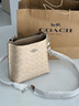 蔻驰（COACH）【品牌直供】奢侈品女包MOLLIE水桶包沙黄/灰褐CBQ33 生日礼物 实拍图