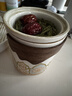 瓷牌茗茶具（cipaiming teaset）旅行茶具套装户外便携式陶瓷快客杯一壶四杯办公室功夫茶壶泡茶 白古茗1壶4杯+罐盘+棕皮包+巾夹 实拍图