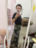 真维斯（Jeanswest）T恤女夏季薄款圆领打底衫内搭短袖纯棉白色纯色上衣百搭黑色M 实拍图